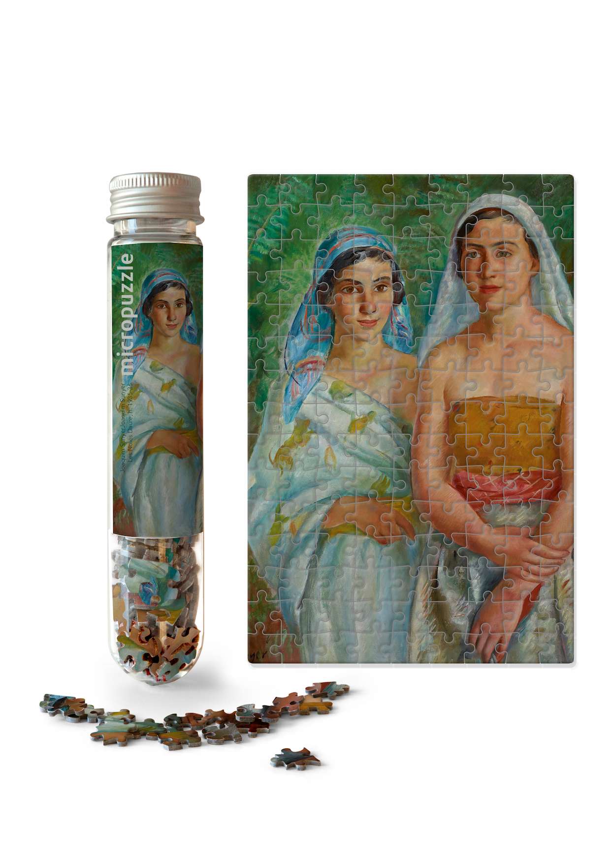 Mini puzzle featuring a work by Joaquim Sunyer, to ber discovered piece by piece