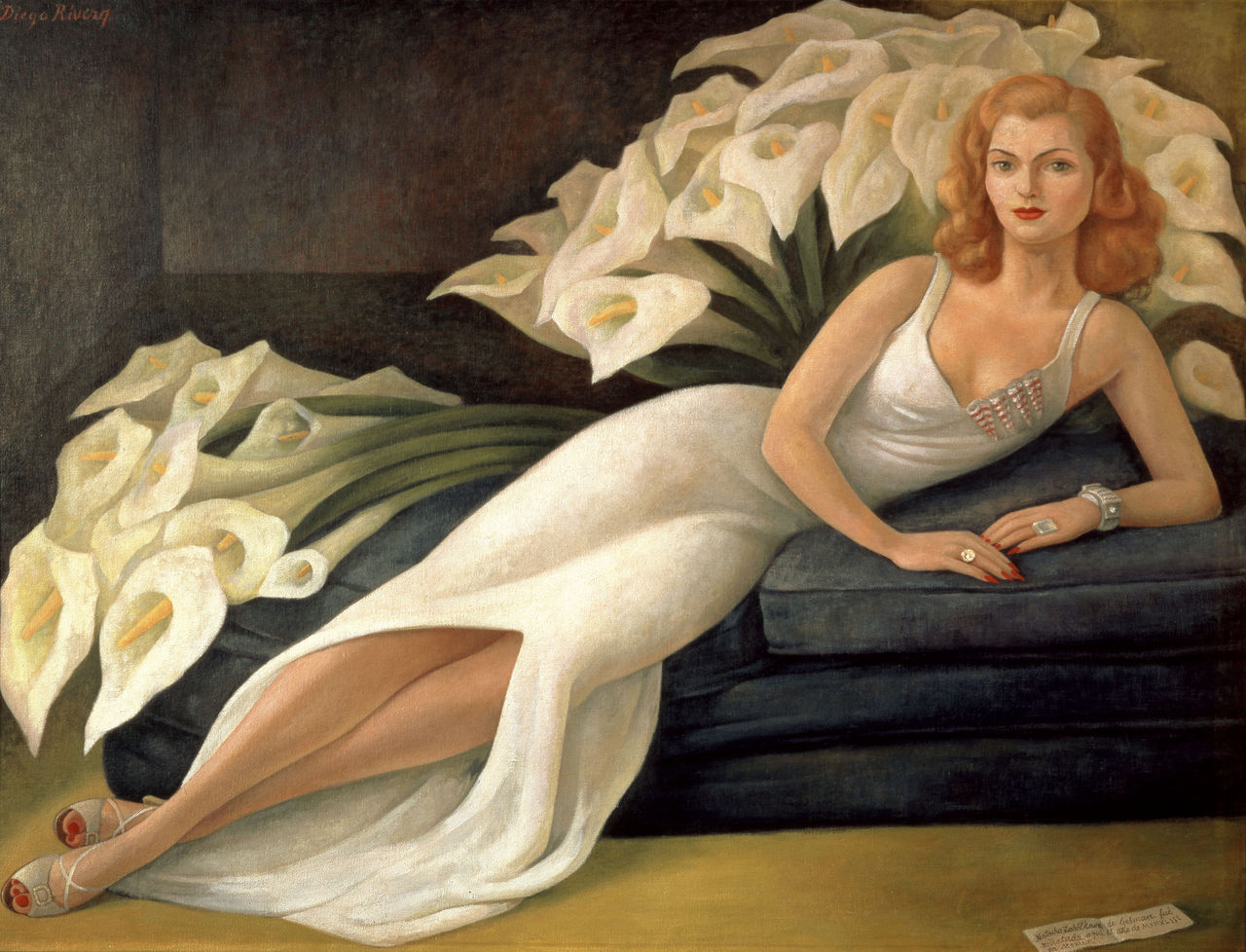 Cuadro de Diego Rivera:   Retrato de Natasha Gelman